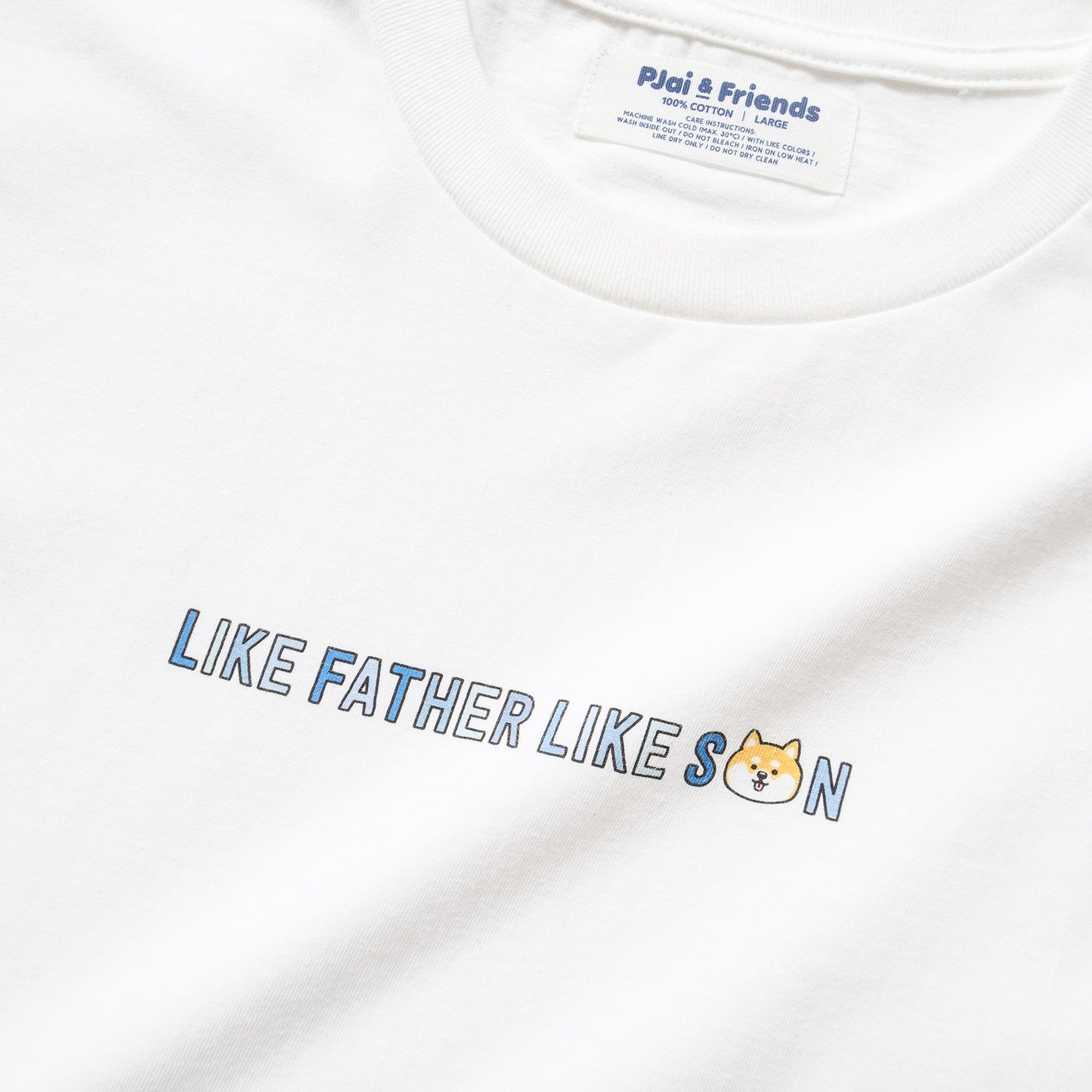 (ZT759) P仔 Like Father Like Son 圖案Tee