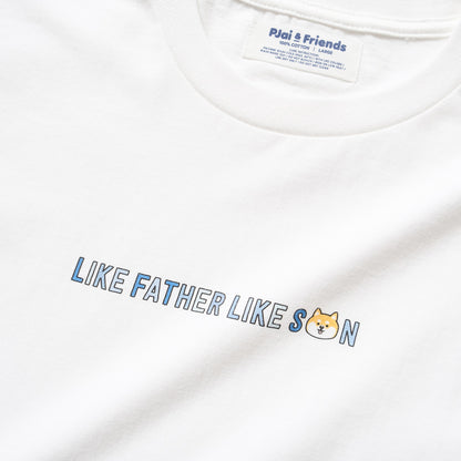 (ZT759) P仔 Like Father Like Son 圖案Tee