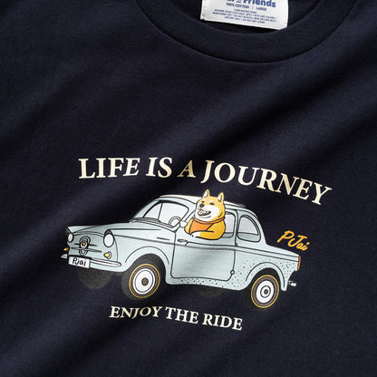 (ZT838) P仔 Life is a Journey 圖案印花Tee