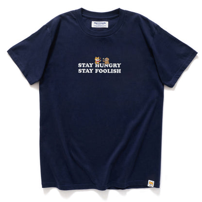 (ZT880) P仔 Stay Hungry Stay Foolish 圖案印花Tee