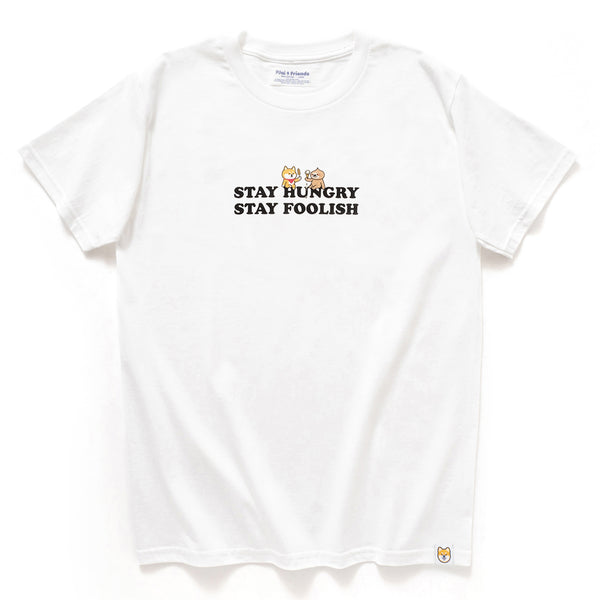 (ZT880) Stay Hungry Stay Foolish Graphic Tee