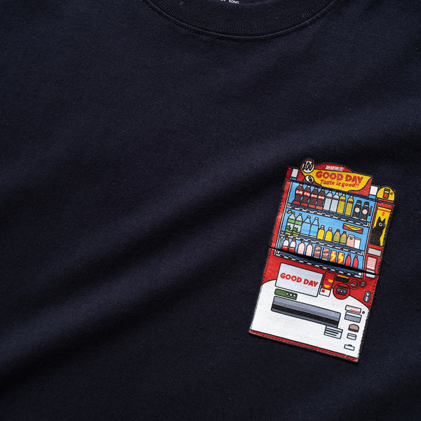 (ZT887) Cat with Vending Machine Graphic Tee