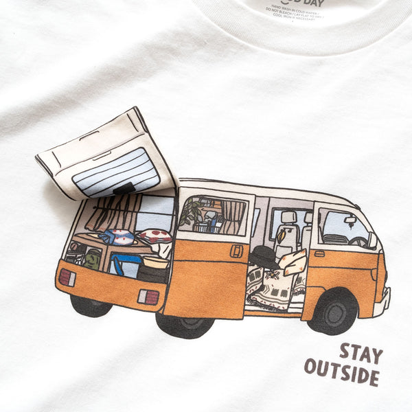 (ZT901) Car Camping Graphic Tee